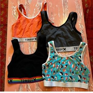 Tomboy X lot of essential soft bras